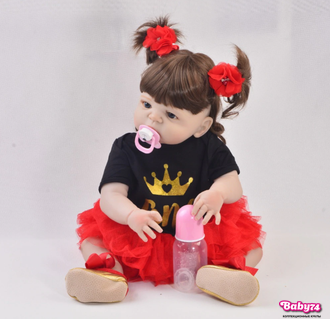 Кукла реборн — девочка  "Роза" 57 см