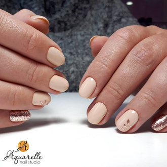 Гель-лак 251-Пудровый бежевый (10 ml)