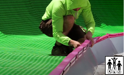 Мат защитный для тюбинговых трасс