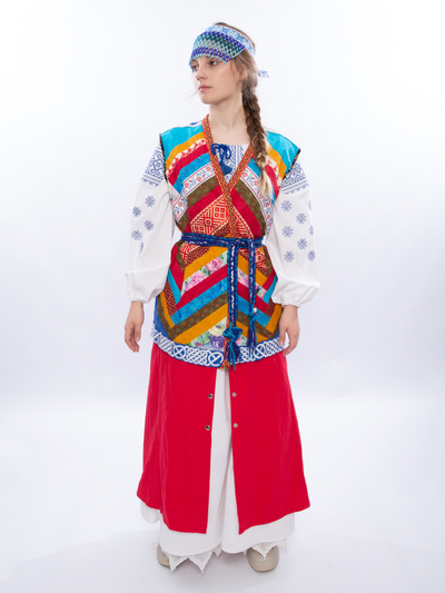 Жилет лоскутный "Ярый"