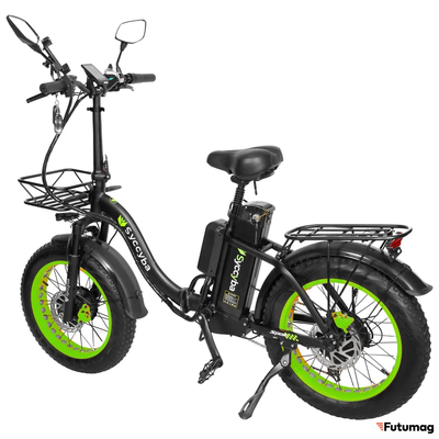 Электровелосипед Syccyba H2 (F11) DUAL 20AH зеленый
