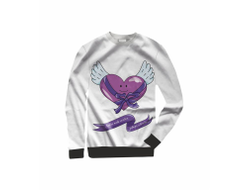 Свитшот 3D с полной запечаткой #11 на День влюблённых, 14 февраля