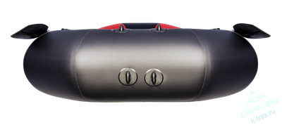 Лодка ПВХ Мастер Лодок Таймень NX270 "Комби" Kрасный / Чёрный