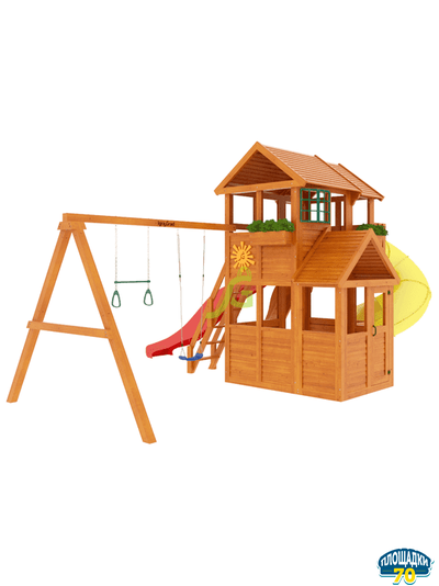Детская площадка IgraGrad Клубный домик 3 с трубой