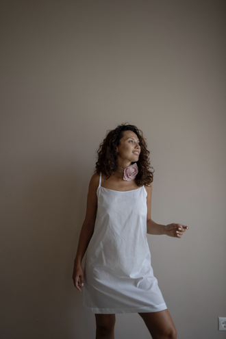 Комбинация из батиста (белая)