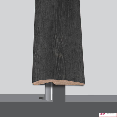 Профиль переходной Haro Дуб Контура Черный 409913