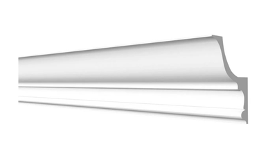 Потолочный плинтус для подсветки DECOR-DIZAYN DD509, из дюрополимера, под покраску, ударопрочный, 2 метра