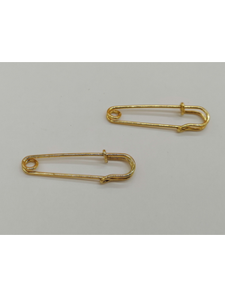 Булавка шляпная, 50 мм золото