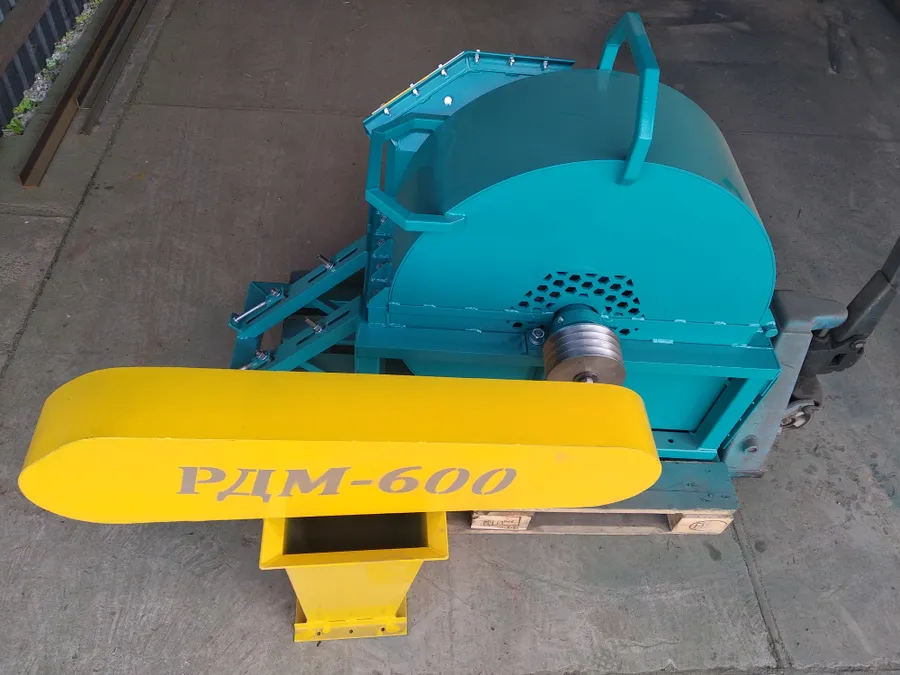 Комплектация дробилки РДМ-600 с удлинителем горловины без электродвигателя
