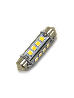 Лампочка светодиодная 35х11 мм белый свет