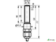 Индуктивный датчик ISB W28S8-31P-1,5-5