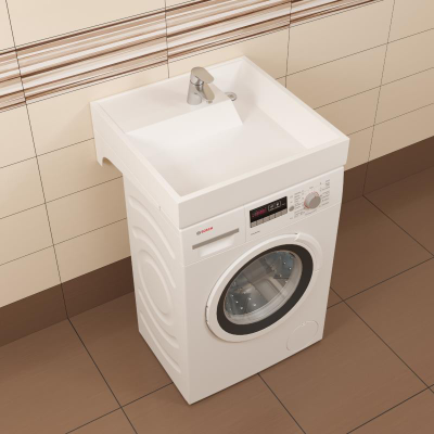 Раковина над стиральной машиной Юпитер 60х50