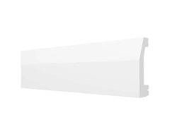 Напольный плинтус Decor-Dizayn DD125, для покраски, влагостойкий, ударопрочный, 2 метра