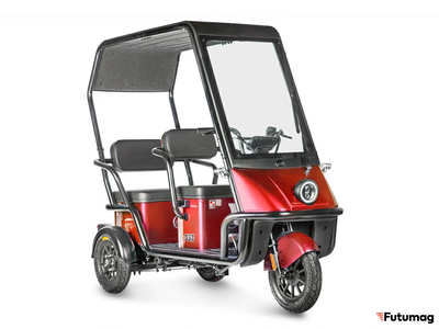 Электротрицикл Wanshida NIPLA 500 60V 1000Вт красный