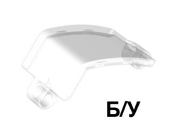 ! Б/У - Technic, Panel Curved 3 x 5 x 3, Trans-Clear (24116 / 6133686 / 6329052) - Б/У