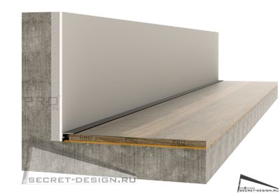 МИНИ ПЛИНТУС PRO DESIGN - ЧЕРНЫЙ