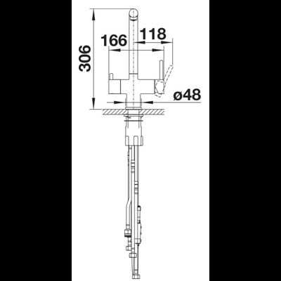 Смеситель Blanco FONTAS-S II 526947 мягкий белый