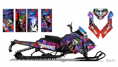 Наклейки на снегоход SKI DOO summit T3 2013 2014 2015 JOKER #3047-T3
