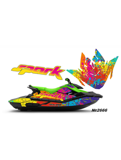 Наклейки на Гидроцикл SeaDoo BRP Spark #2666