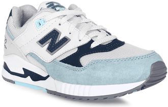 New Balance 530 (Белые с салатовым) новые