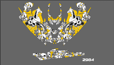 Наклейки на снегоход  Lynx Ranger Expedition Commander 2011-2019 №2984