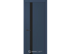 Межкомнатная дверь Экза 16 с широким стеклом lacobel