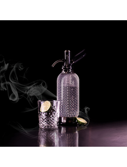 Сифон для газирования воды/содовой 1л, нержавеющая сталь/пластик