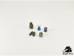 Набор аксессуаров "Кемпинг у костра" - Коллекционная ФИГУРКА 1/12 scale CAMPING EQUIPMENT (DH-E002) - DRAGON HORSE