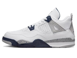 Кроссовки Air Jordan 4 Retro белые фото BQ7669-140