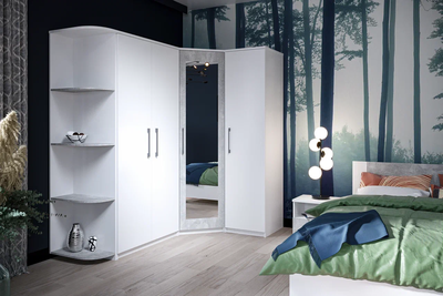 Шкаф Аврора 2-дв Белый