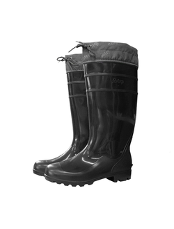 Сапоги ПВХ двухкомпонентные Step, черный с надставкой