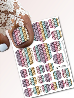 Мини пленки для педикюра LIT-005