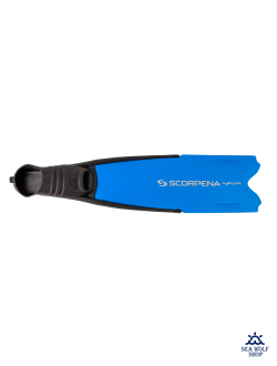 Ласты длинные 44/46 разборные Scorpena X3 Apnea син. (soft)