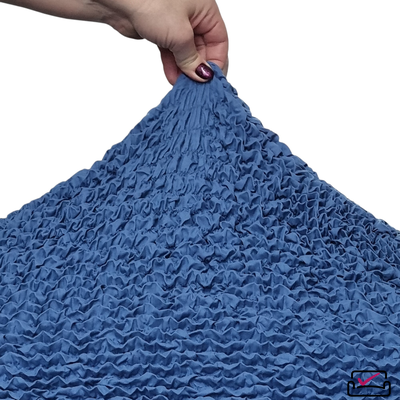 Чехол на 2хм диван Микрофибра Синий индиго. Защита для мягкой мебели от животных.