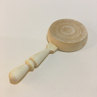 Сковорода 80*40 заготовка деревянная для росписи