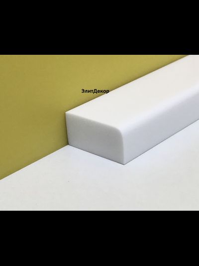 Акриловый плинтус бордюр на ванну Суперплинтус- СП10 (12х24х1800)