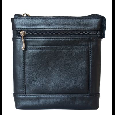 Кожаная мужская сумка Damboli black (арт. 5046-01)