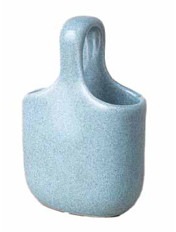 Ваза декоративная керамика голубая 13,5Х9Х20 см
