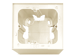 Efapel 10976 AMF, Коробка накладная, 1 пост, бежевая