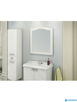 Зеркало Comforty Монако-80, цвет белый