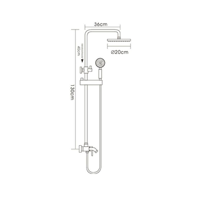 Душевая система Frap F2416