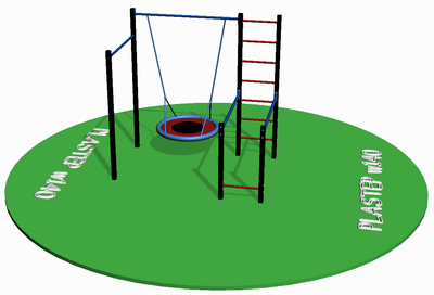 Workout площадка w140 с гнездом