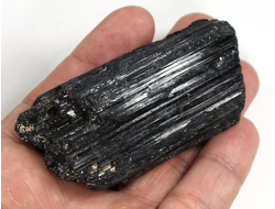 Турмалин чёрный (шерл), кристалл необработанный, Бразилия (75*33*27 мм, 134 г) №37617