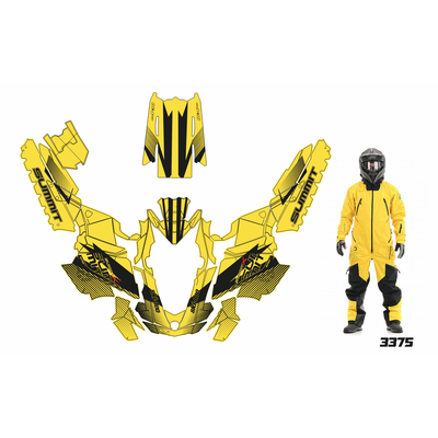 Наклейки на снегоход GEN4 G4 SKI DOO summit 2017 - 2021 #3375
