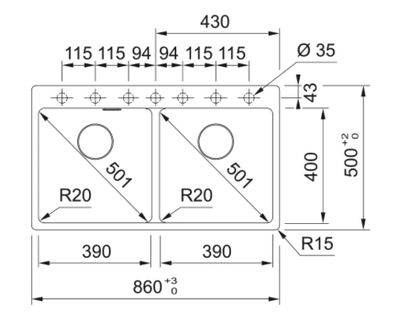 Мойка Franke Maris MRG 620-39-39