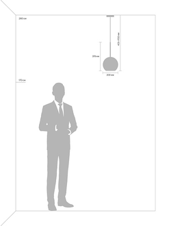 Freya, Подвесной светильник Bogota, FR8018PL-01N