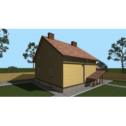 Двухэтажный дом с четырьмя спальнями 153м² (S41)