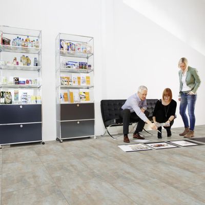 Виниловый пол Wineo 800 Stone Art Concrete DLC00086 замковый