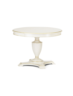 Стол Капри раздвижной круглый на одной ноге