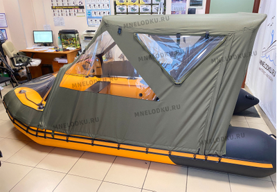 Тент ходовой Таймень NX 3600 PRO MAX вид слева